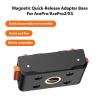ASHATA Magnetic Adapter Mount for ace for ace pro for ace pro2 for X5, 1/4 inch Screw Hole and 2 Buckle Mounts, for Action Camera view 2