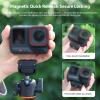 ASHATA Magnetic Adapter Mount for ace for ace pro for ace pro2 for X5, 1/4 inch Screw Hole and 2 Buckle Mounts, for Action Camera view 3
