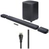 JBL BAR-1300X-MK2 AI Sound Boost Dolby Atmos Soundbar System with a Sanus SAC-21HDMI2 2m HDMI Cable (2025) view 1