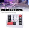 Cuifati Wired Mechanical Number Pad, Hot Swappable Numpad with 12 RGB LED Backlight, 19 Programmable Keys Numeric Keypad for Laptop Computer (White) view 2