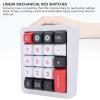 Cuifati Wired Mechanical Number Pad, Hot Swappable Numpad with 12 RGB LED Backlight, 19 Programmable Keys Numeric Keypad for Laptop Computer (White) view 4
