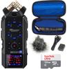 Zoom H6essential 6-Track Portable Audio Recorder with APH-6e Accessory Pack and 128GB microSDXC Card view 1