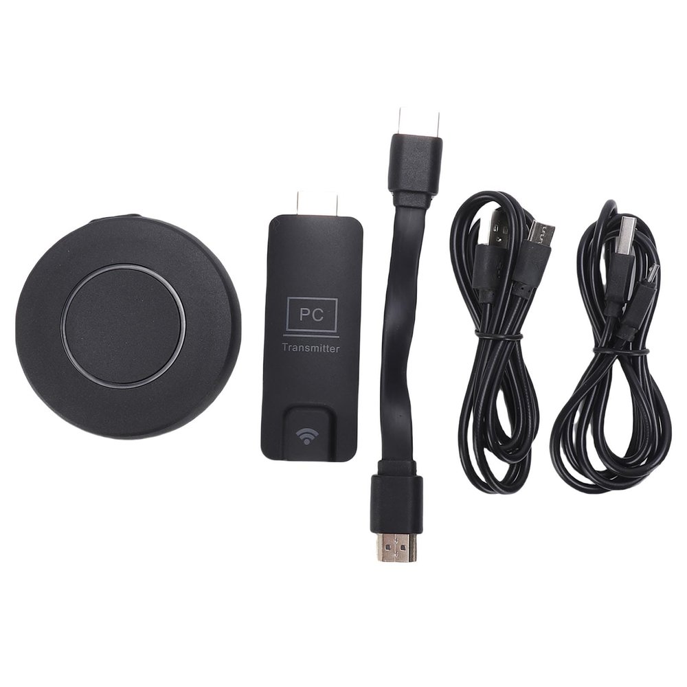 Wisoqu Wireless HD Multimedia Interface Transmitter Receiver, Plug and Play 4K Decoding 1080P Output HD Extender Kit for PC Laptop Phone HDTV Projector