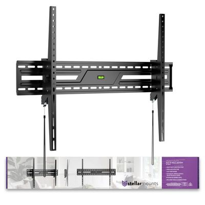 Ultra Slim Tilt TV Wall Mount Bracket for UA77 Series LED AI 4K UHD Smart webOS (2025) 55UA7700AUA 55Inch - Low Profile, 10 Tilt Angle, Industrial Grade 165lbs, Easy Install