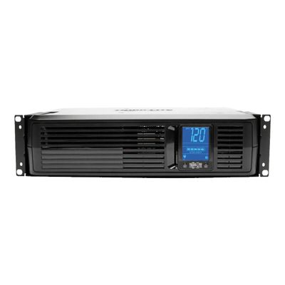 Eaton Tripp Lite SMART1500LCD 1500VA 900W UPS Backup, Line-Interactive Sine Wave AVR, LCD, 8 NEMA 5-15 Outlets, USB/DB9, 2U Rack/Tower, ACE 3 Year Warranty Included