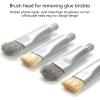 4Pcs Antistatic Brush Replacement Heads for Phone Motherboard IC Glues Removal PCB Tools with Wire and Bristles Computer Chip Maintenance view 4