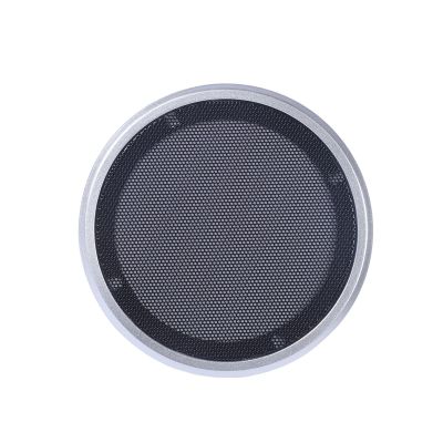 3 Inch Steel Mesh Panel with ABS Silver Black Cover for 102mm Sound Component Enclosure ABS+Iron Mesh Cover