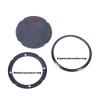 3 Inch Steel Mesh Panel with ABS Silver Black Cover for 102mm Sound Component Enclosure ABS+Iron Mesh Cover view 3