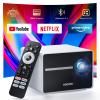 [850ANSI/Built in Apps] Portable Mini Projector with WiFi and Bluetooth, Kogata Outdoor Movie Proyector, Electric Focus/4P Keystone/HDR10, 1080P HD Projector for Bedroom Home Theater view 1