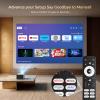[850ANSI/Built in Apps] Portable Mini Projector with WiFi and Bluetooth, Kogata Outdoor Movie Proyector, Electric Focus/4P Keystone/HDR10, 1080P HD Projector for Bedroom Home Theater view 2