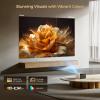 [850ANSI/Built in Apps] Portable Mini Projector with WiFi and Bluetooth, Kogata Outdoor Movie Proyector, Electric Focus/4P Keystone/HDR10, 1080P HD Projector for Bedroom Home Theater view 3