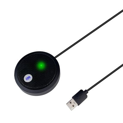 Fyvadio USB Microphone, Desktop Microphone, Mute Button with LED Indicator, Noise Reduction, Omnidirectional Condenser Microphones for PC Laptops or Video Conferences, Plug & Play