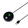 Fyvadio USB Microphone, Desktop Microphone, Mute Button with LED Indicator, Noise Reduction, Omnidirectional Condenser Microphones for PC Laptops or Video Conferences, Plug & Play view 1