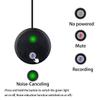 Fyvadio USB Microphone, Desktop Microphone, Mute Button with LED Indicator, Noise Reduction, Omnidirectional Condenser Microphones for PC Laptops or Video Conferences, Plug & Play view 2