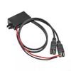 12V to 5V DC Converter Module with Dual USB Ports, 3A Car Po-wer Adapter for GPS Navigation, Dash Cam, MP3 Play-ers, 96% Efficiency, 15W Output, Black view 3