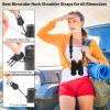 FIEIL Universal Shoulder Strap, Neoprene Padded Bag Strap with Double Adjustable Buckles, Replacement Comfortable Neck Lanyard for Camera, Cellphone Tablet,iPad, Laptop, Luggage Bag, Binocular(Black) view 3