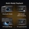 Auroky JSD-520 Car Stereo Audio Single Din Bluetooth Handsfree FM Radio Receiver USB Charging/MP3/AUX/TF, No CD Player view 2