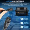 4-Pin Power Cable 000-00128-001 for Simrad Navico B&G NSS evo1/evo2/evo3, NSO, NSE, LSS1, BSM, GO, Zeus, Vulcan, 2m (6.5ft) Power Cord for Power Control Bus and External Alarm view 4