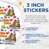 (3 Pack) Autism Awareness Decals - Kind Sole - Puzzle Piece Decals - 3 Inches On Longest Side - Easy Peel & Apply - Made in USA - 3MCS1979 view 2