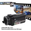 Bewinner 4K Video Camera Camcorder, 64MP UHD Vlogging Camera with 3in, 18X Digital Zoom Travel Camcorder, Microphone Stabilizer, 32G Card, 2 Batteries view 3