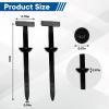 100 Pcs Nylon Universal Cable Tie Buckle  Heavy Duty Sided Snap Fit Zip Ties with Button Lock, UV Resistant Plastic Cable Fasteners for Automotive, Electrical & Daily Repair view 2