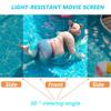 100/120 Inch Anti-Glare Projector Screen for Indoor Outdoor, 16:9 Foldable Anti-Crease Portable Projector Movie Screen for Home Theater, Party(120 inch 16: 9) view 3