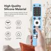Protective Cover for Homatics Box R 4K Remote Control Case Soft Silicone Housing for Homatics Box R 4K Controller Non-Slip Texture Skin Protector Shell (Luminous Blue) view 2
