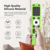 Protective Cover for Homatics Box R 4K Remote Control Case Soft Silicone Housing for Homatics Box R 4K Controller Non-Slip Texture Skin Protector Shell (Luminous Green) view 2