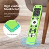 Protective Cover for Homatics Box R 4K Remote Control Case Soft Silicone Housing for Homatics Box R 4K Controller Non-Slip Texture Skin Protector Shell (Luminous Green) view 4