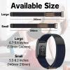 Vanet Nylon Bands Compatible with Amazfit Helio Straps for Men Women, Adjustable Soft Breathable Comfortable Replacement Straps for Amazfit Helio Fitness Tracker Bands, 2-Pack view 2