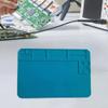 A100 Silicone Soldering Mat, 30X20cm Heat Resistant Anti-Static Work Pad, Electronics Repair Station Kit For Phone Watch Computer DIY Projects, Electronics Repair Heat Mat view 2