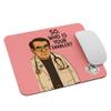 Dr. Now Official, Mouse Pad, Pink, Funny Sayings, So Who is Your Enabler?, Soft Polyester Surface, Natural Rubber Base, Rounded Edges view 1