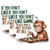 (3 Pack) Funny Monkey Chess Decals - Gamer Quote - Laptop Decal - 3 Inches On Longest Side - Easy Peel & Apply - Made in USA - 3MCS4825 view 1
