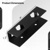 Metal Under Desk Laptop Storage Holder, Stable Mounting Shelf for Laptops, Keyboards, and More, Ideal for Organized Workspaces view 4
