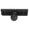 Fish Finder Mount Plate Universal 1.5 Inch Ball Boat Electronic Fish Finder Holder for Humminbird Lowrance GPS Chartplotters Black 6.3 x 2.2in view 4