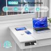 65W GaN USB C Recessed Power Strip, 4 AC Outlets & 2 USB-C PD + 2 USB-A QC, Flush Mount Hidden Charger Station for Desk Drawer Home Office Furniture view 4
