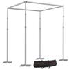 10ft Square Backdrop Stand Heavy Duty, 10Ft Tall x 40Ft Wide Adjustable Pipe and Drape Photo Background Support Kit, Adjustable Metal Frame with Flat Base for Wedding Birthday Party Decorations view 1