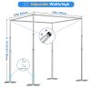 10ft Square Backdrop Stand Heavy Duty, 10Ft Tall x 40Ft Wide Adjustable Pipe and Drape Photo Background Support Kit, Adjustable Metal Frame with Flat Base for Wedding Birthday Party Decorations view 2