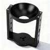 100mm Tripod Head Bowl Riser Aluminum Alloy Half Ball Flat to Bowl Adapter with 1/4 and 3/8 Inch Threaded Holes - Strong Load Bearing, Versatile Accessory Mounting for DSLR, Camcorder, and Slider Use view 1