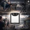 100mm Tripod Head Bowl Riser Aluminum Alloy Half Ball Flat to Bowl Adapter with 1/4 and 3/8 Inch Threaded Holes - Strong Load Bearing, Versatile Accessory Mounting for DSLR, Camcorder, and Slider Use view 3