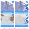 GREENCYCLE Compatible for Brother P-touch Iron on Fabric Clothing Label Tape TZe-FA231 12mm 0.47" Laminated White TZeFA231 TZ-FA231 TZe TZ 1/2 inch Black on White Label Tape for PTH100 PTH110, 40 Pack view 3