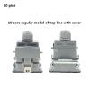 1pcs Heavy Duty Connector HDC-HA-10/16 | 250V 16A Industrial Waterproof Aviation Plug | Reliable Connection(10 Top with Cover) view 2