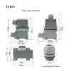1pcs Heavy Duty Connector HDC-HA-10/16 | 250V 16A Industrial Waterproof Aviation Plug | Reliable Connection(10 Top with Cover) view 4