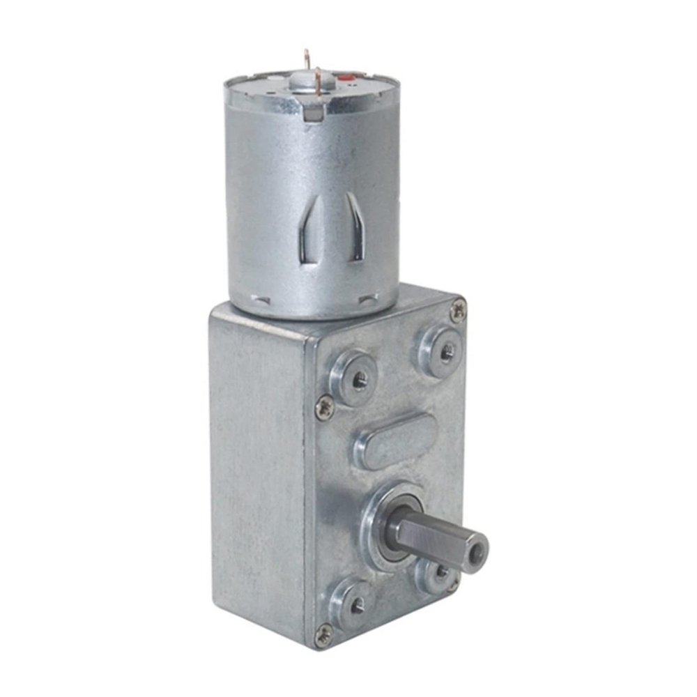 1pc High Torque JGY370 6V DC Mini Garage Door Motor - Worm Gear Motor for Enhanced Performance(150rpm 6v)