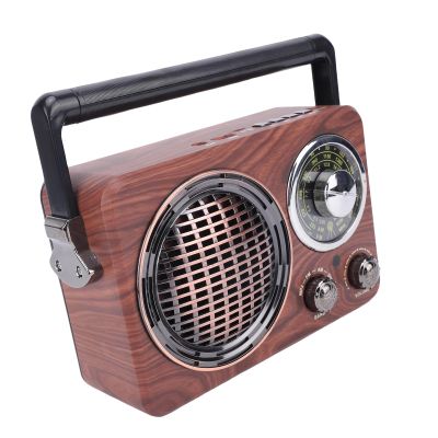 Bewinner Portable Radio AM FM SW, Retro Bluetooth Speaker Vintage Radio with Telescopic Antenna, USB Playback, Rechargeable Broadcast Radios for Home Office Outdoor