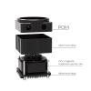 Dracaena.io High Flow 780L/H PC Water Pump Reservoir Combo, 12V 18W Brushless Microprocessor Pump, 56m Head, G1/4 Thread, Acrylic+POM Tank 100/200/400/600ml, 4-Pin Connector, Black (Black, 400ml) view 2