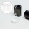 Nuqsx Film Canisters With Caps 70Pcs Film Box Camera Reel Storage Containers with Cover Coins Plastic Canister Case Lids Canisters Caps view 2