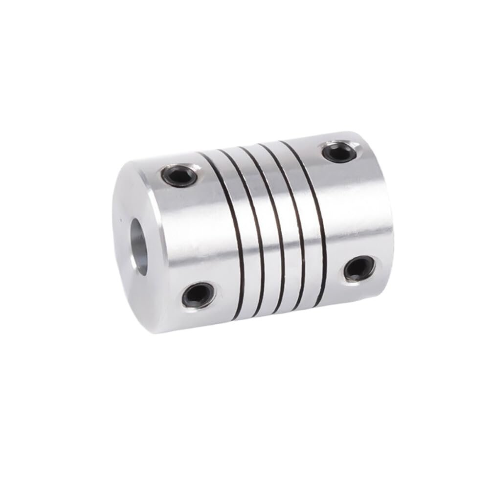 3-10mm Flexible Shaft Coupling Coupler for Stepper Motors - for CNC & 3D Printers(1pcs D19 L25pcs Bore 8x6.35)