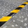 39.4" 2 Pack Rubber Speed Bumps,Heavy Duty Speed Bumps for Driveway,25000 Lb Capacity,Dual Channel Cable Protection,Easy 8-Bolt Installation,for Parking Lots, Schools, Warehouses view 3