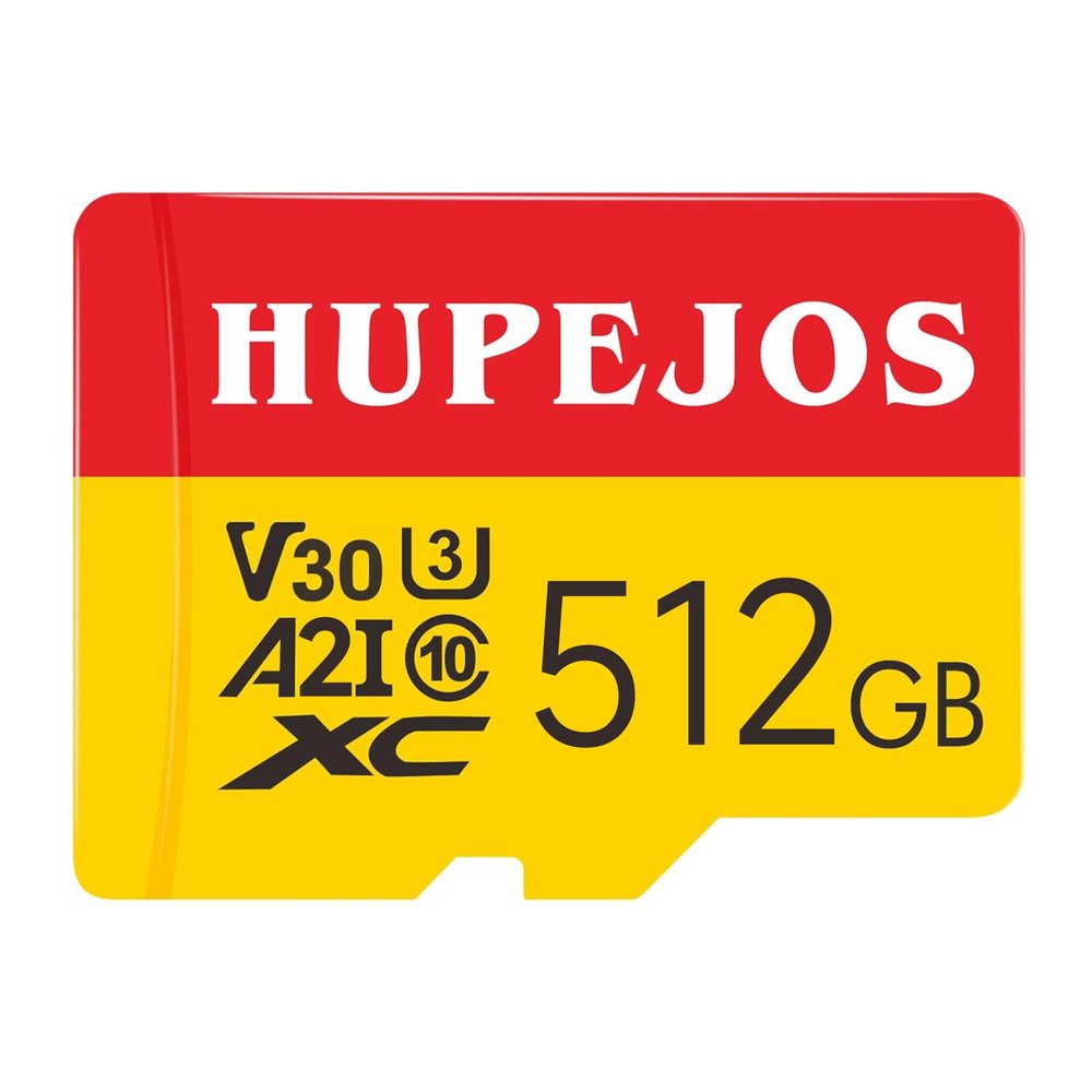 HUPEJOS 512GB Memory Card, Full HD, SD Card
